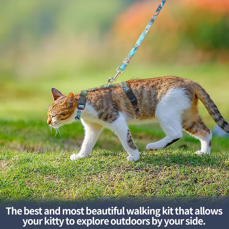 Cat Walking Harness - Lightweight & Secure