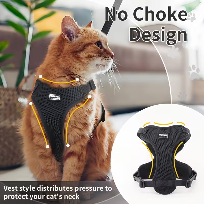 Cat Harness and Leash Set