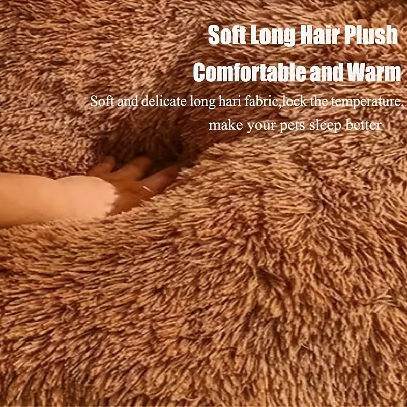 Bear Paw Plush Pet Bed