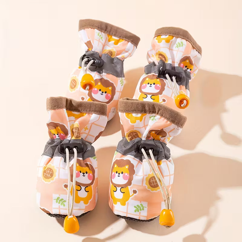 Anti-Slip Cartoon Dog Pattern Shoes
