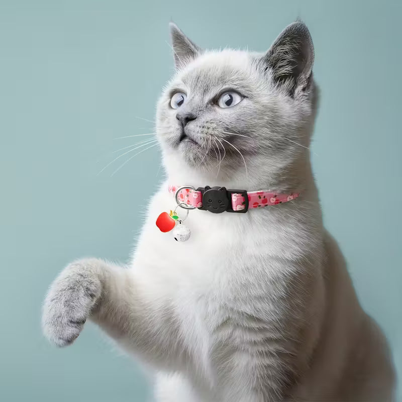 Fruit Pattern Cat Collars - 7 Pack