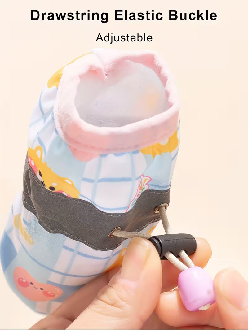 Anti-Slip Cartoon Dog Pattern Shoes