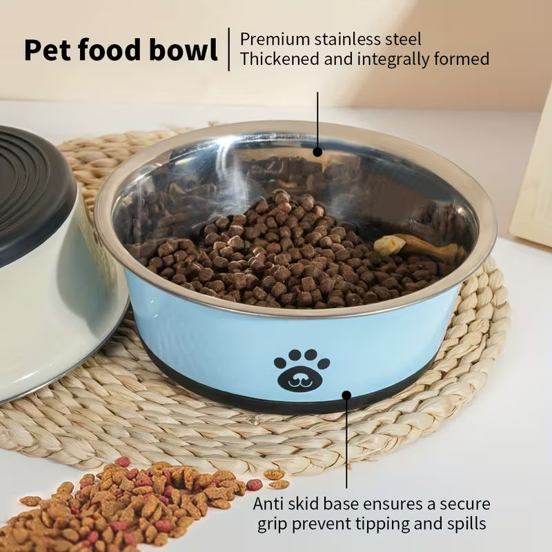 Non-Slip Stainless Steel Pet Bowl