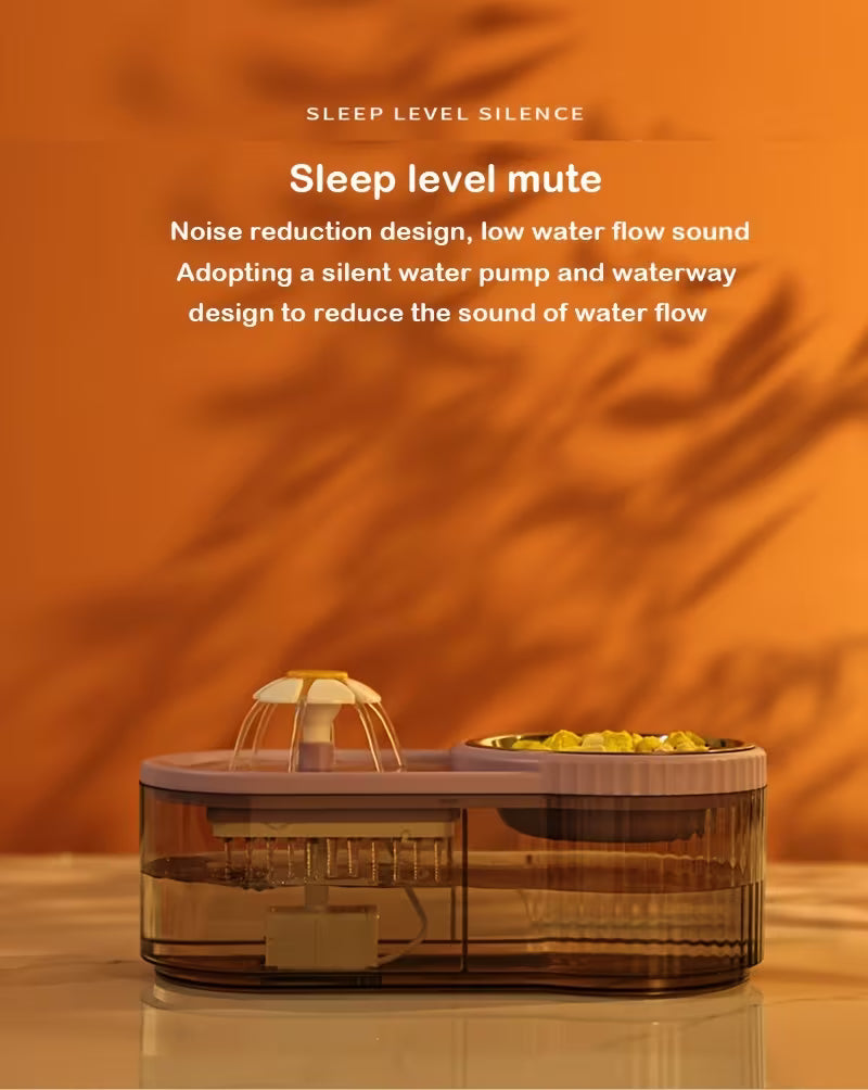 Elevated Cat Feeder & Water Dispenser