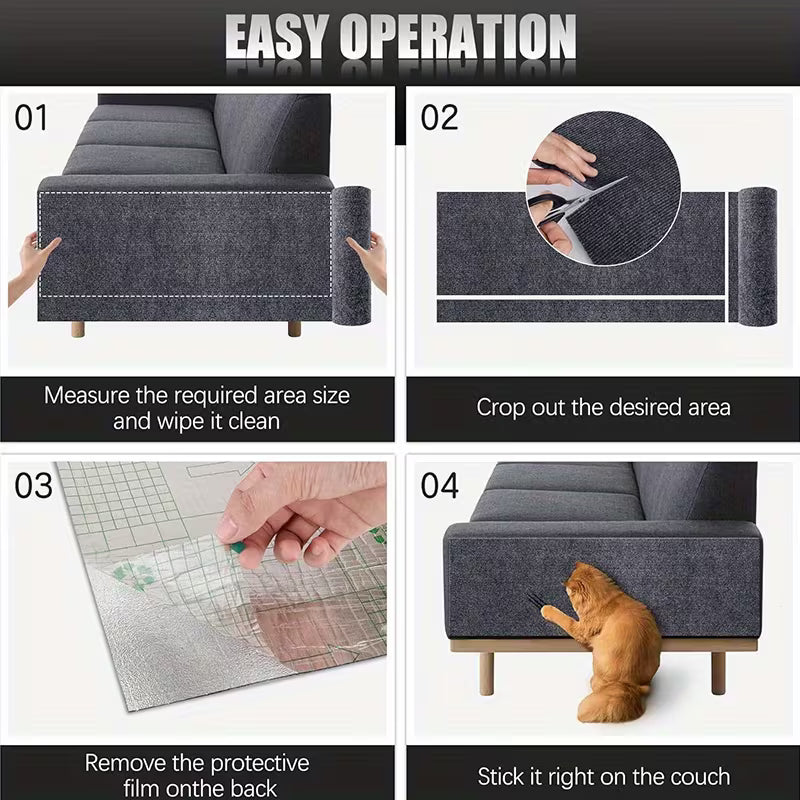 Self-Adhesive Cat Scratch Mat