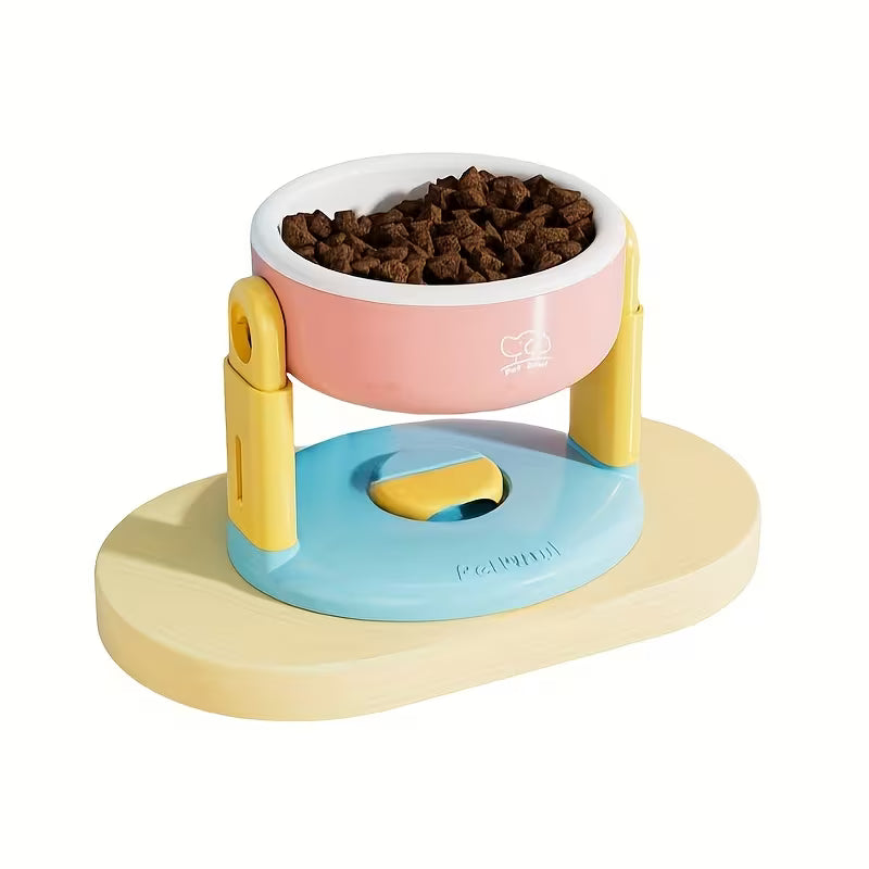 Adjustable Suction Base Pet Bowl