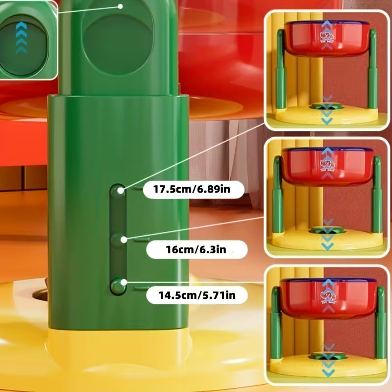 Adjustable Suction Base Pet Bowl