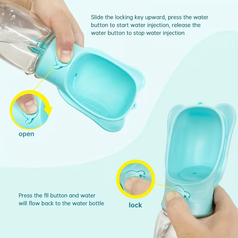 Portable Pet Water & Food Bottle