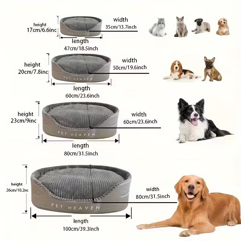 Ultra-Soft Plush Dog Bed