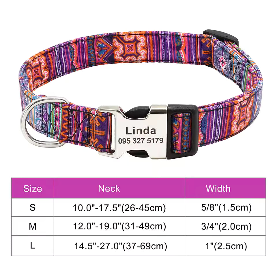 Personalized Dogs Collar