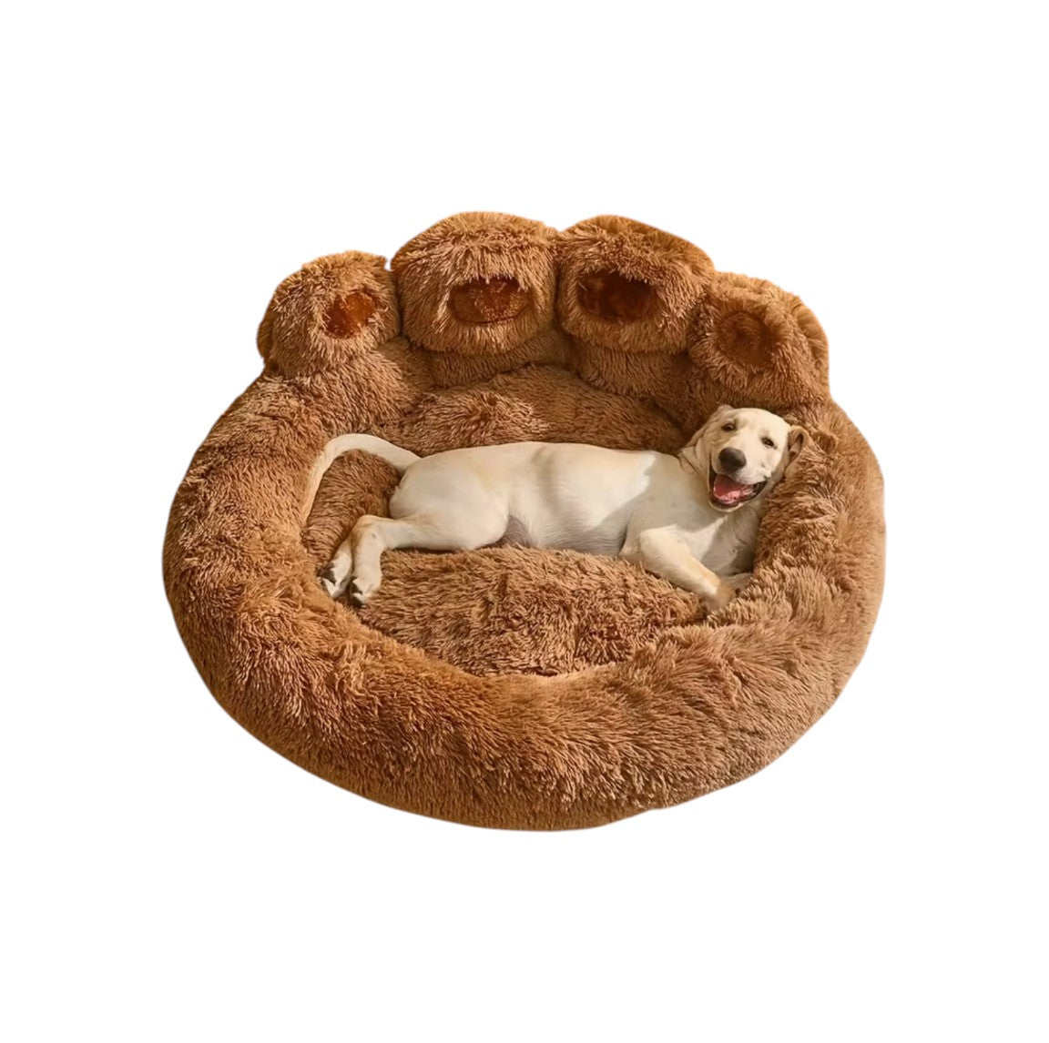 Bear Paw Plush Pet Bed
