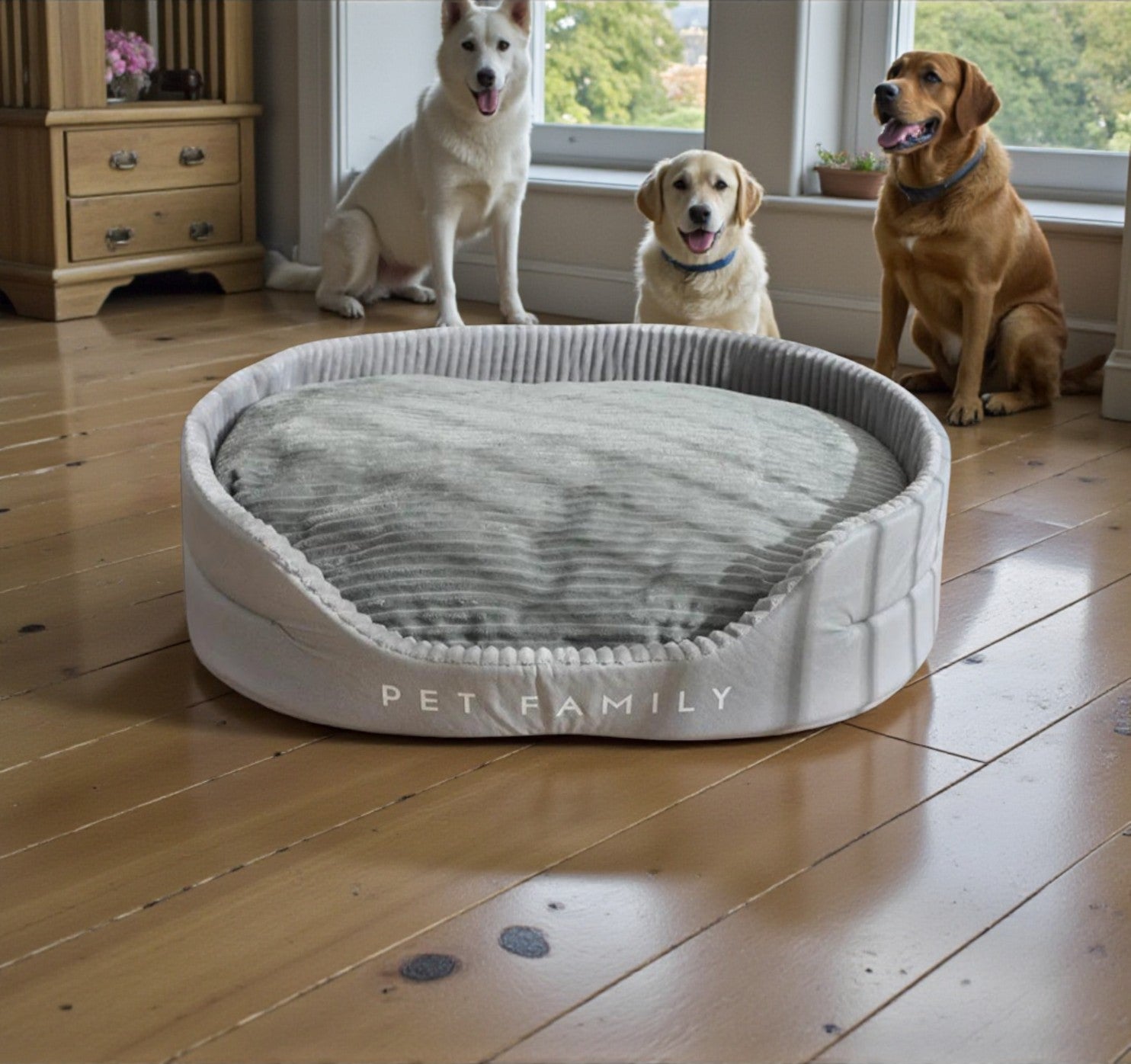 Ultra-Soft Plush Dog Bed