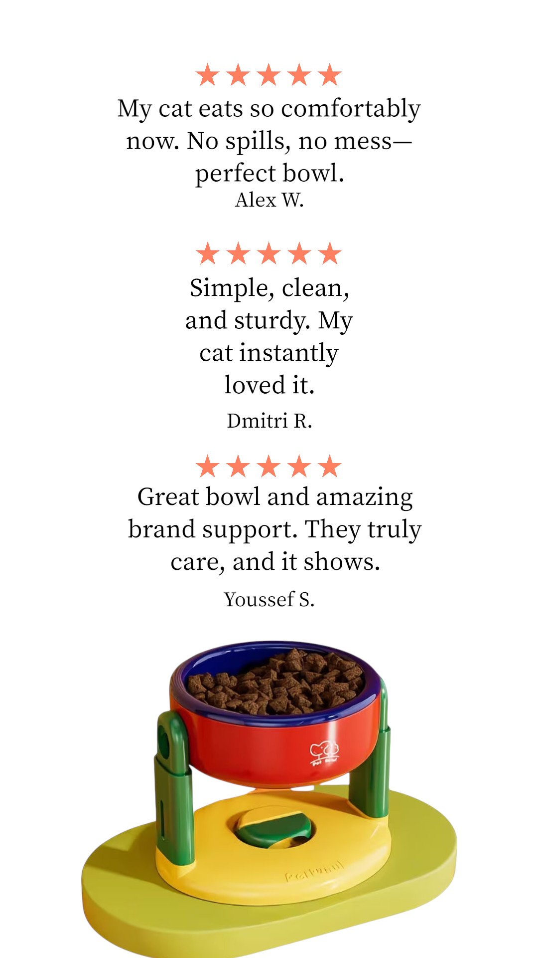 Adjustable Suction Base Pet Bowl