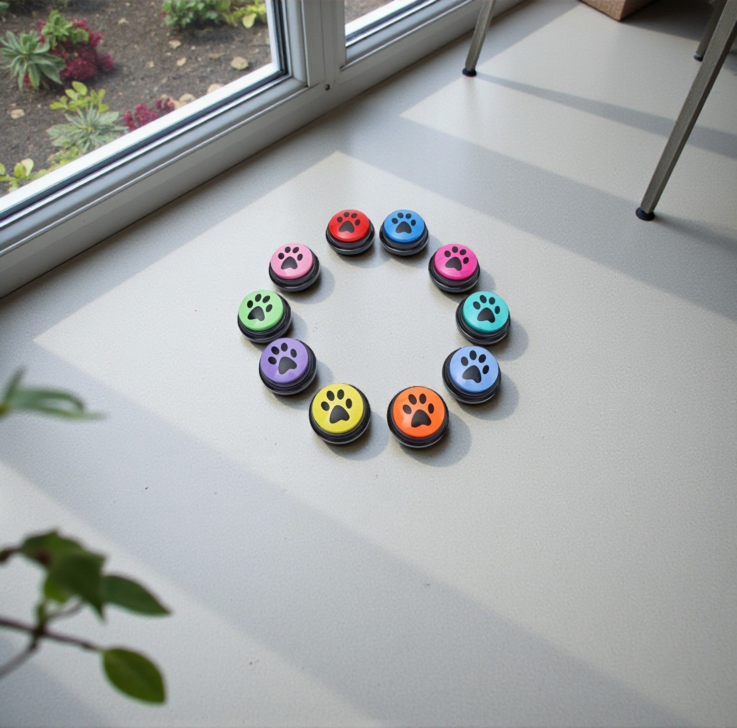 Dog Training Buttons 6 Pieces