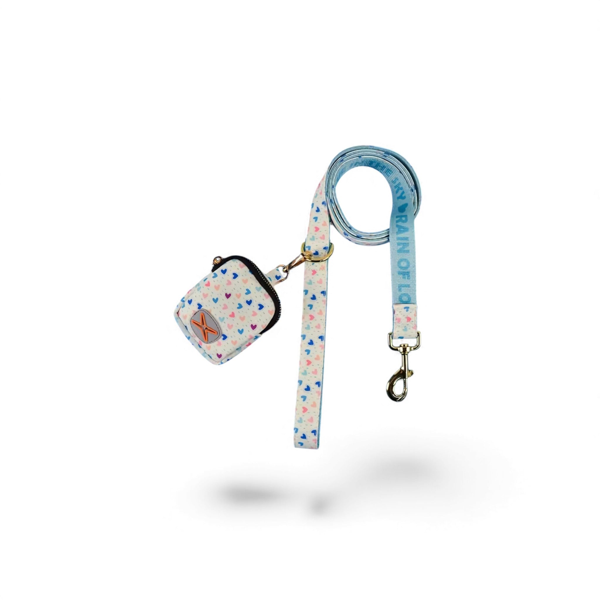 Pet Leash with Waste Bag Holder
