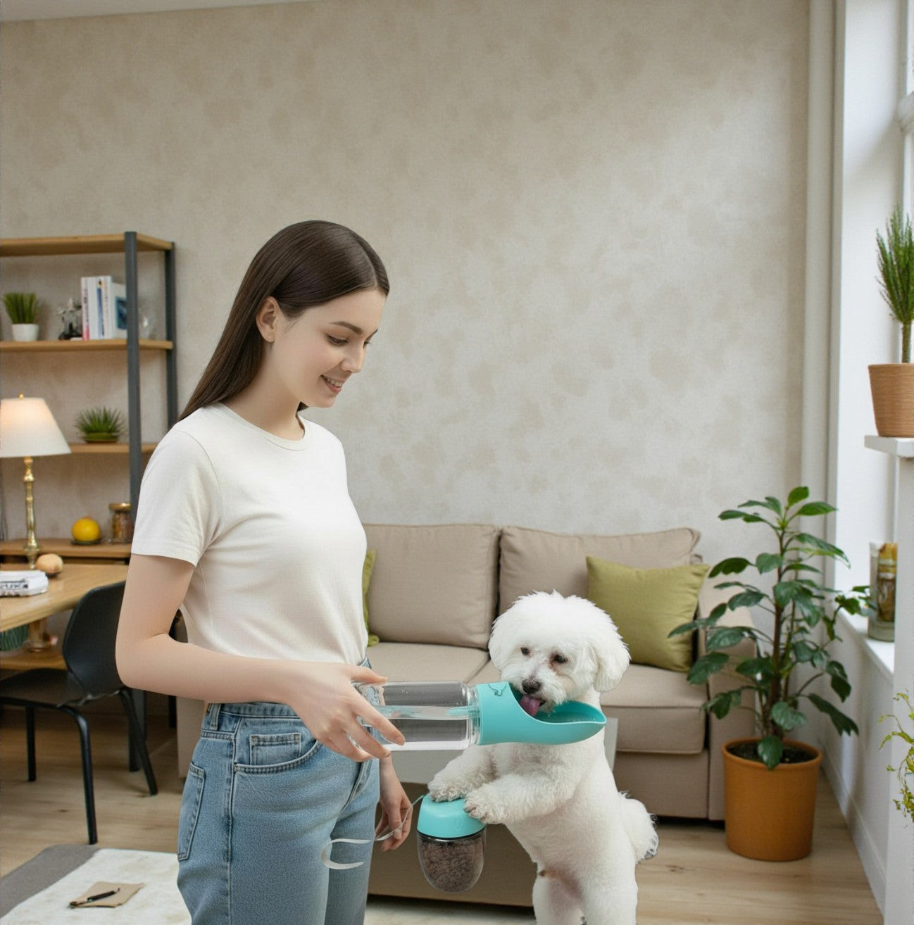 Portable Pet Water & Food Bottle