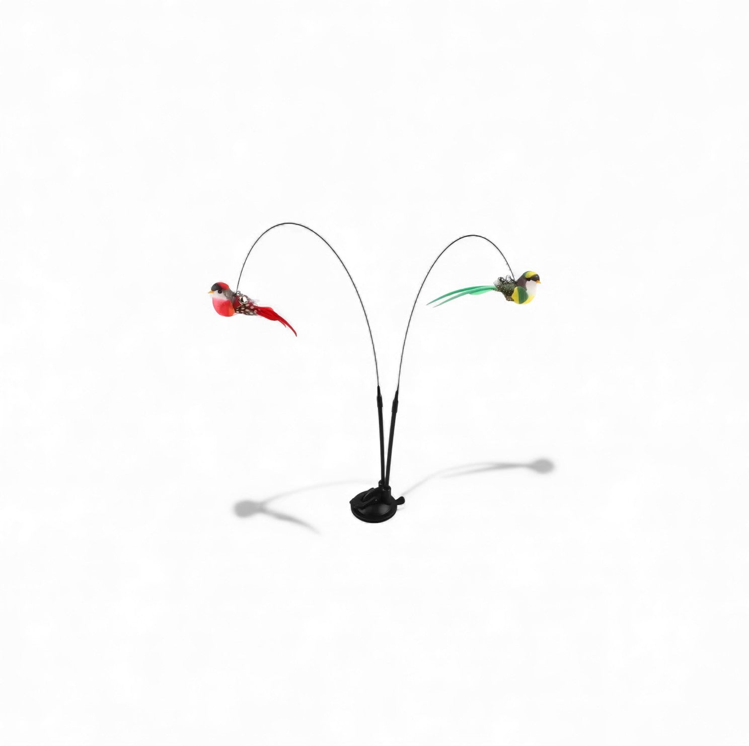 Interactive Cat Feather Wand Toy