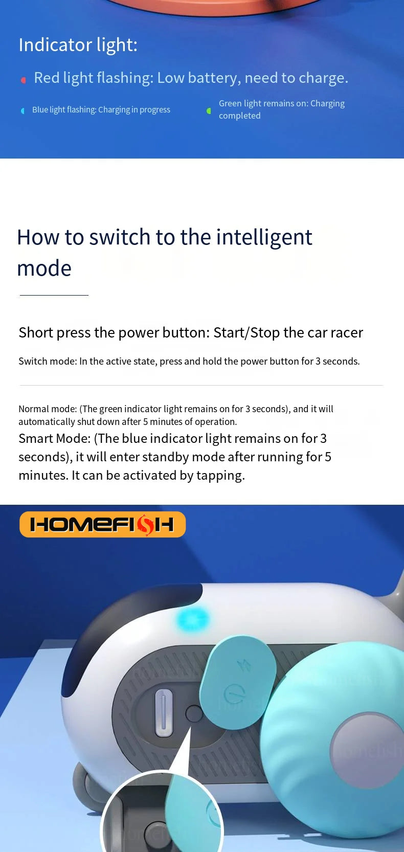 Automatic Moving Remote Controlled Car for Cats