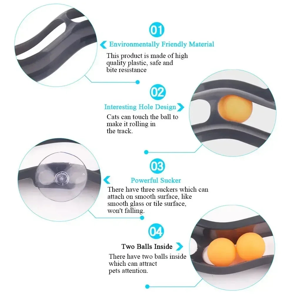 Window Suction Cup Cat Toy