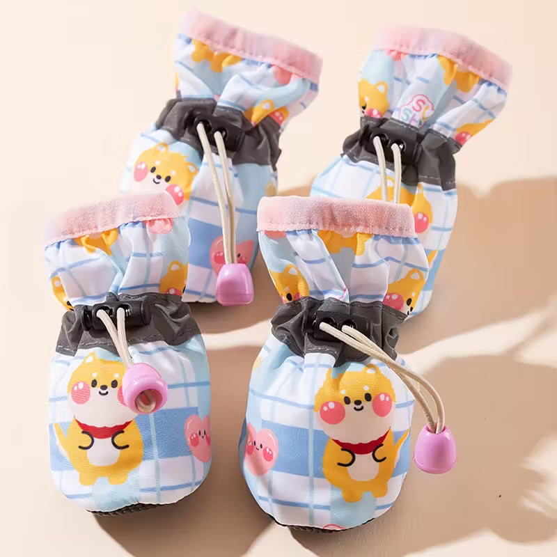 Anti-Slip Cartoon Dog Pattern Shoes
