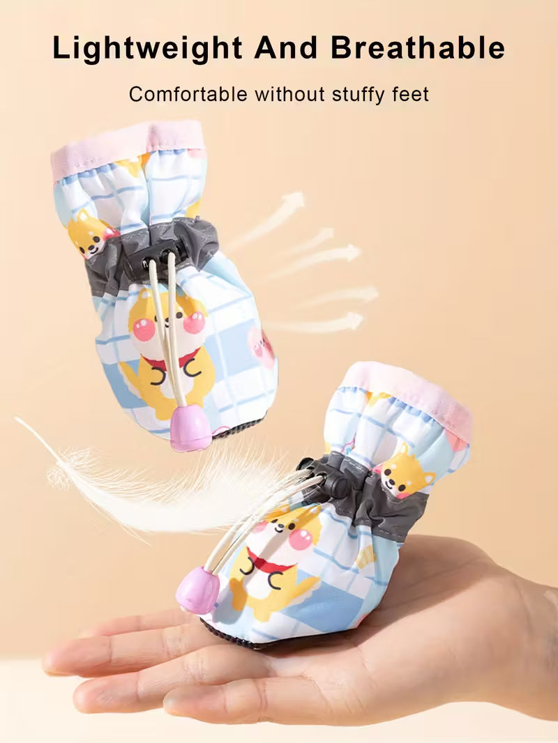 Anti-Slip Cartoon Dog Pattern Shoes