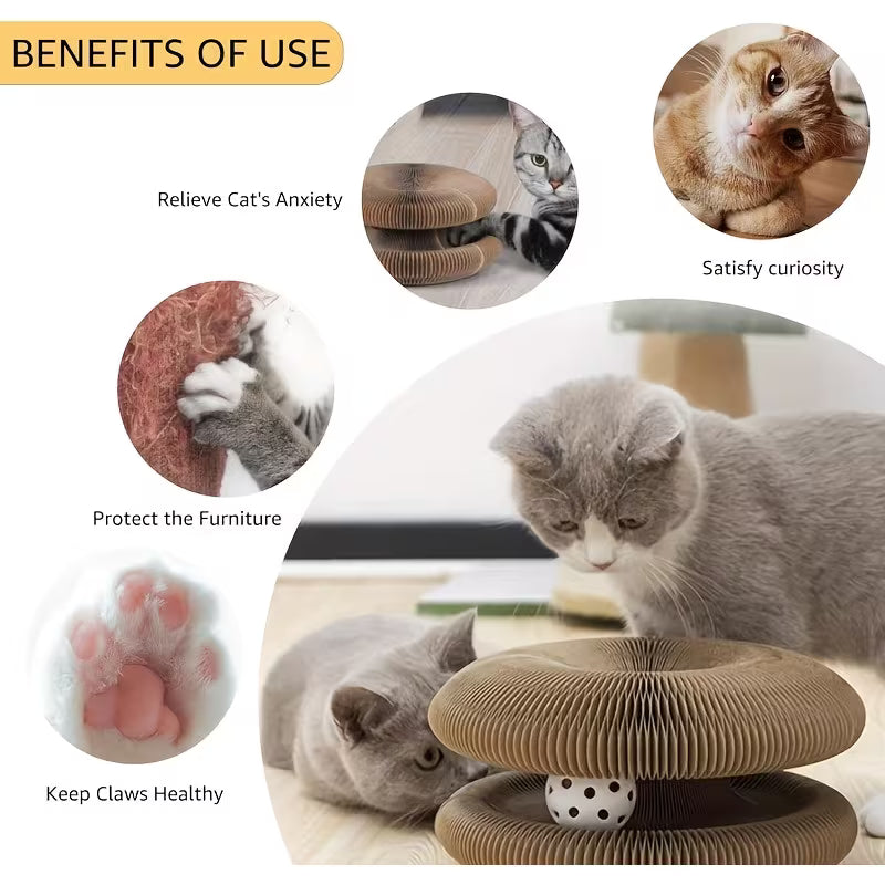 Accordion Cat Scratcher Toy