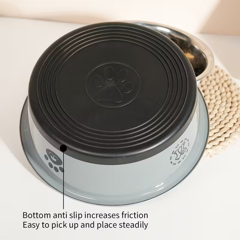 Non-Slip Stainless Steel Pet Bowl