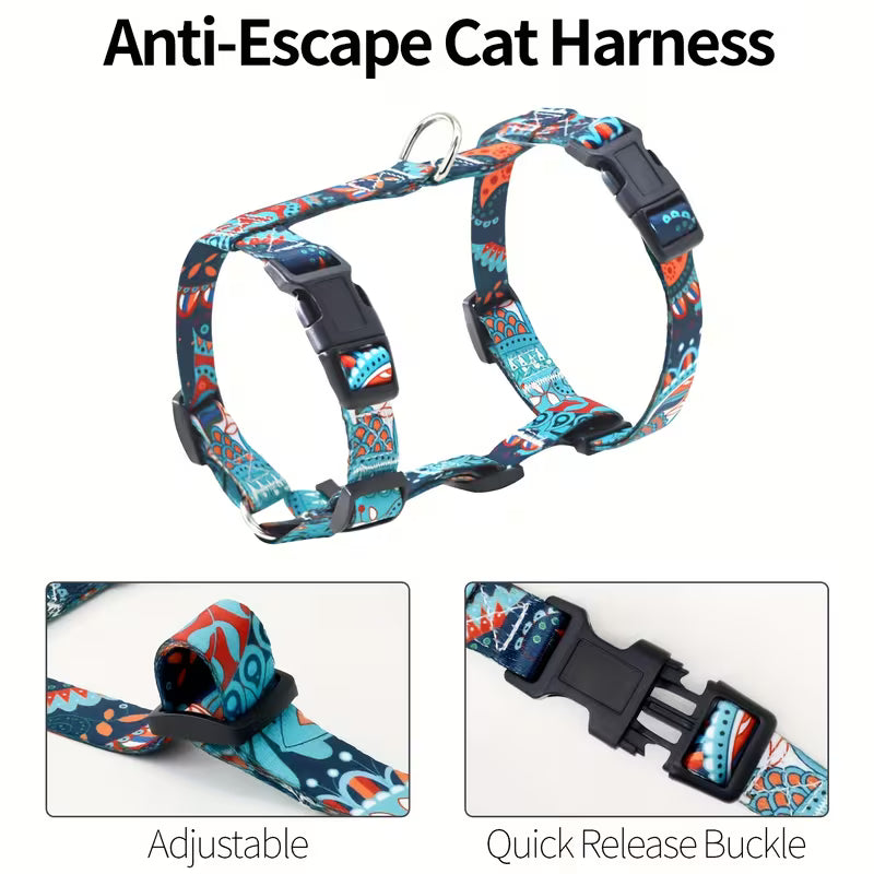 Cat Walking Harness - Lightweight & Secure