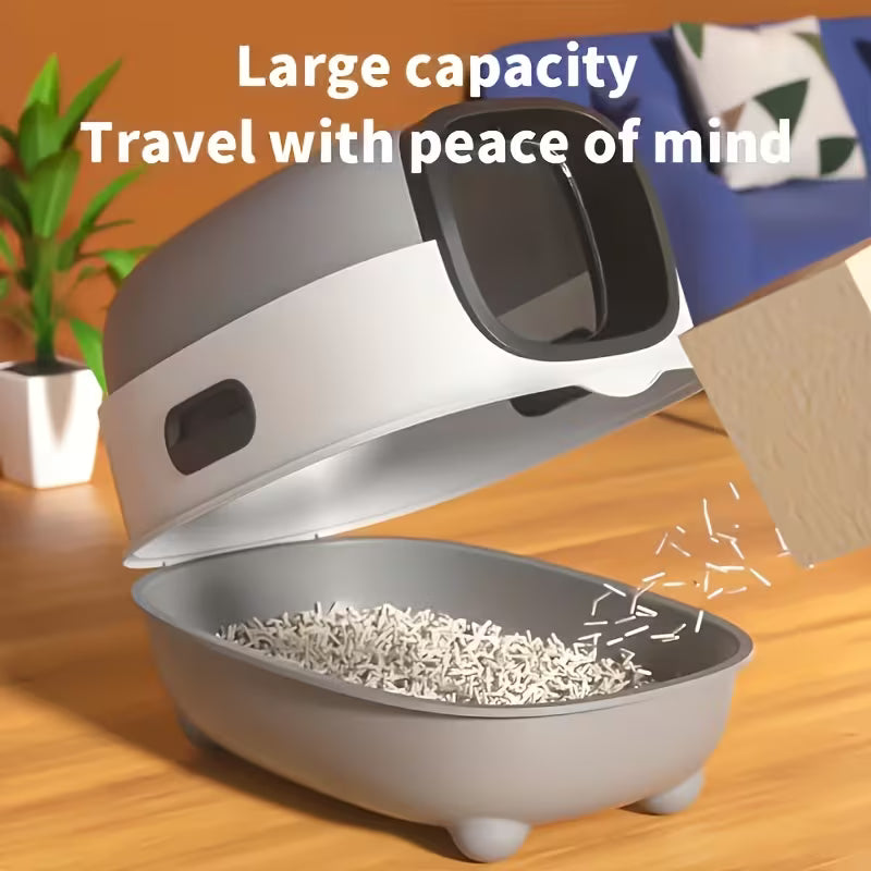 Enclosed Cat Litter Box