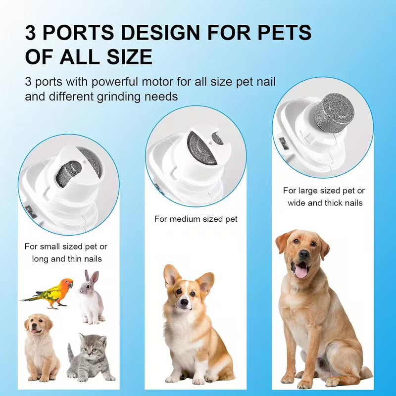 2 in 1 Electric Pet Nail Trimmer