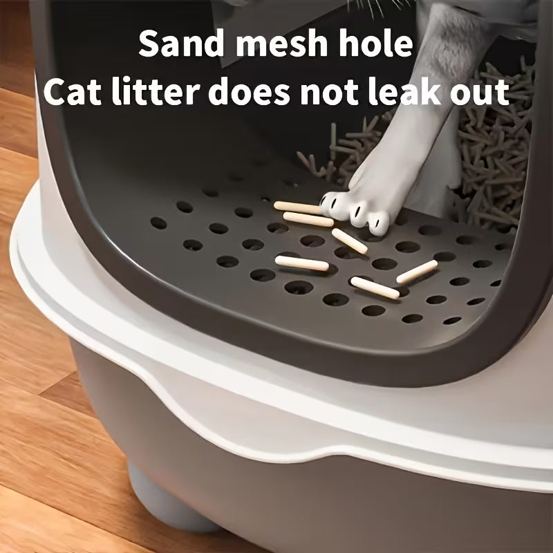 Enclosed Cat Litter Box