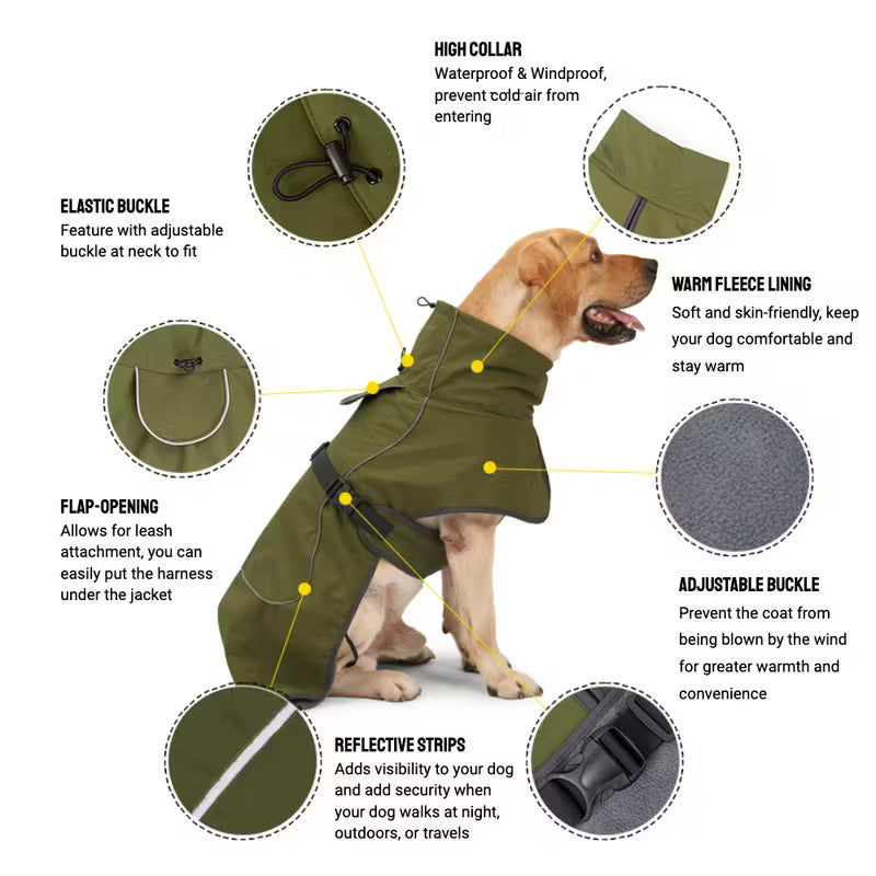 Waterproof Pet Jacket – Weatherproof Outerwear