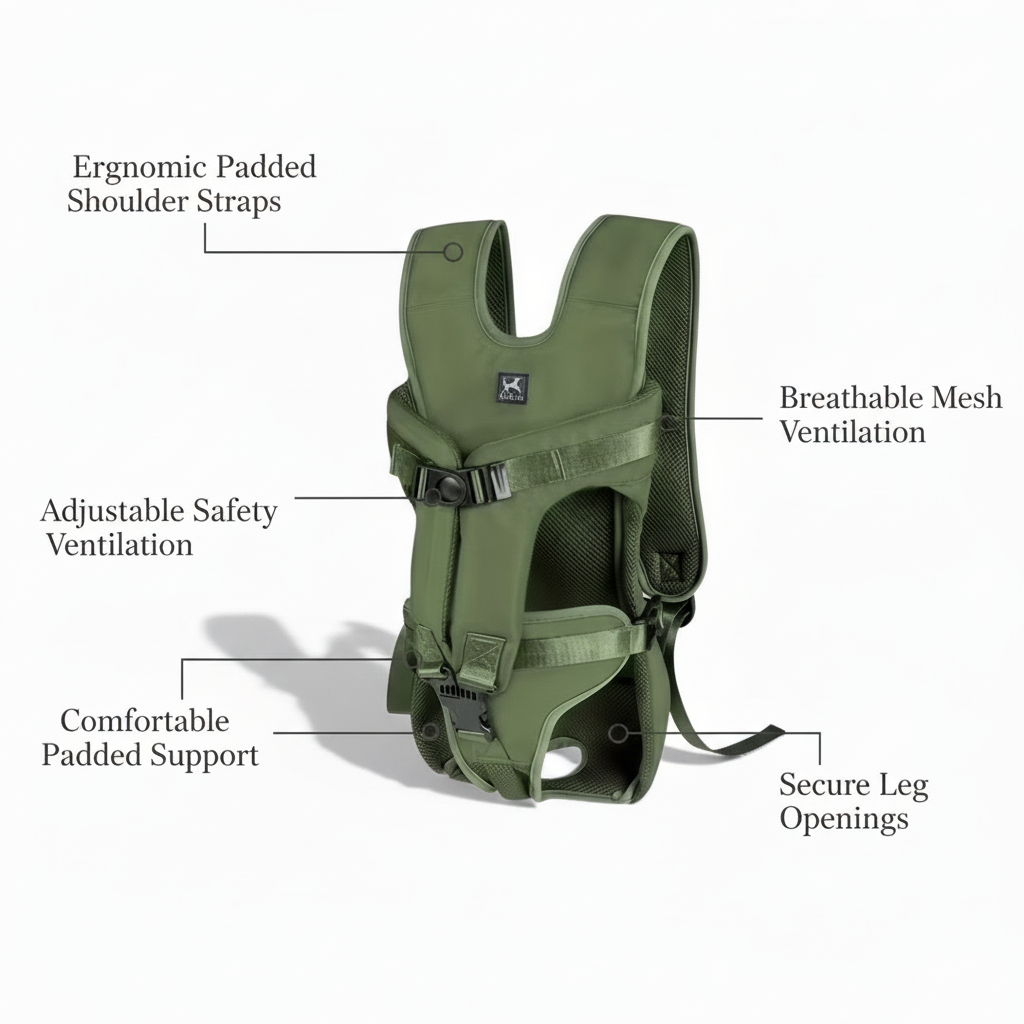 Köpek Taşıma Sırt Çantası - Premium Ürün Özellikleri