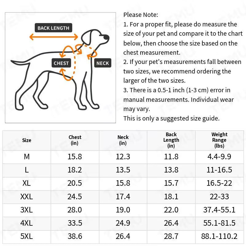 Reflective Pet Raincoat